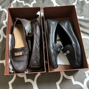 2 pairs Coach loafers 8.5